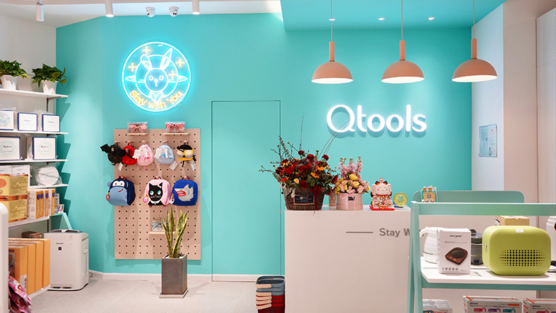 常州品牌工裝公司-Qtools母嬰店裝修案例